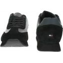 Czarne Sneakersy TOMMY HILFIGER Corporate Leather Flag Runner FM0FM02380