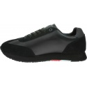 Czarne Sneakersy TOMMY HILFIGER Corporate Leather Flag Runner FM0FM02380