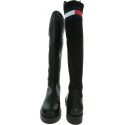 Czarne Kozaki TOMMY HILFIGER Flag Sock Tommy Jeans Boot EN0EN00661 990