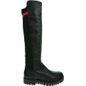 Czarne Kozaki TOMMY HILFIGER Flag Sock Tommy Jeans Boot EN0EN00661 990