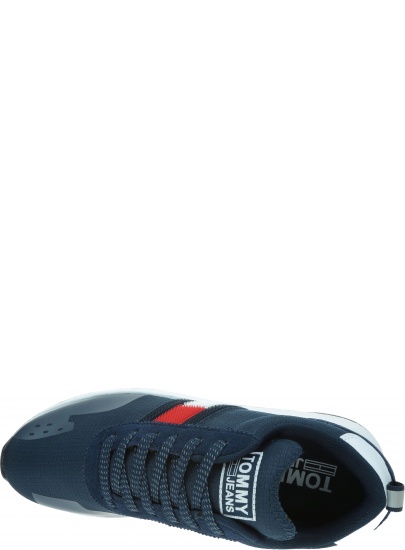 Granatowe Sneakersy TOMMY HILFIGER Flag Flexi Tommy Jeans Sneaker