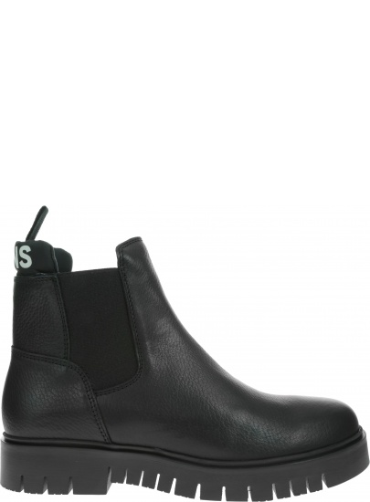 Czarne Sztyblety TOMMY HILFIGER Padded Tongue Chelsea Boot EN0EN00620 990