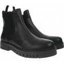 Czarne Sztyblety TOMMY HILFIGER Padded Tongue Chelsea Boot EN0EN00620 990