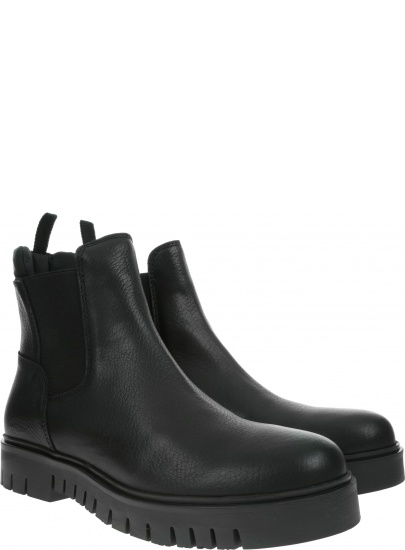 Czarne Sztyblety TOMMY HILFIGER Padded Tongue Chelsea Boot EN0EN00620 990