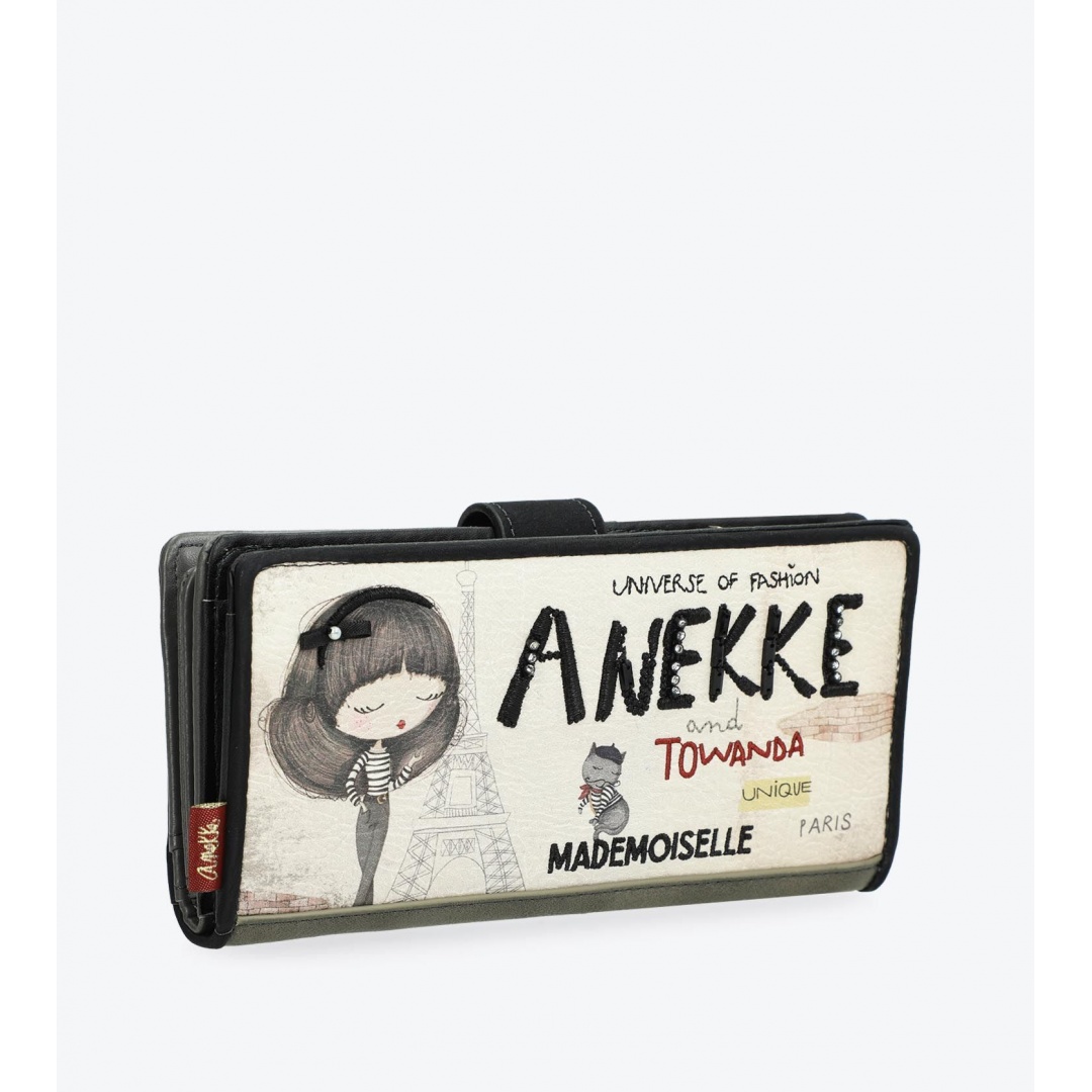 Portfel ANEKKE DELIGHTFUL LARGE MADEMOISELLE WALLET Zip Wallet 29889-01COC