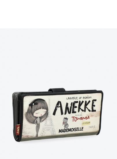 Portfel ANEKKE DELIGHTFUL LARGE MADEMOISELLE WALLET Zip Wallet 29889-01COC