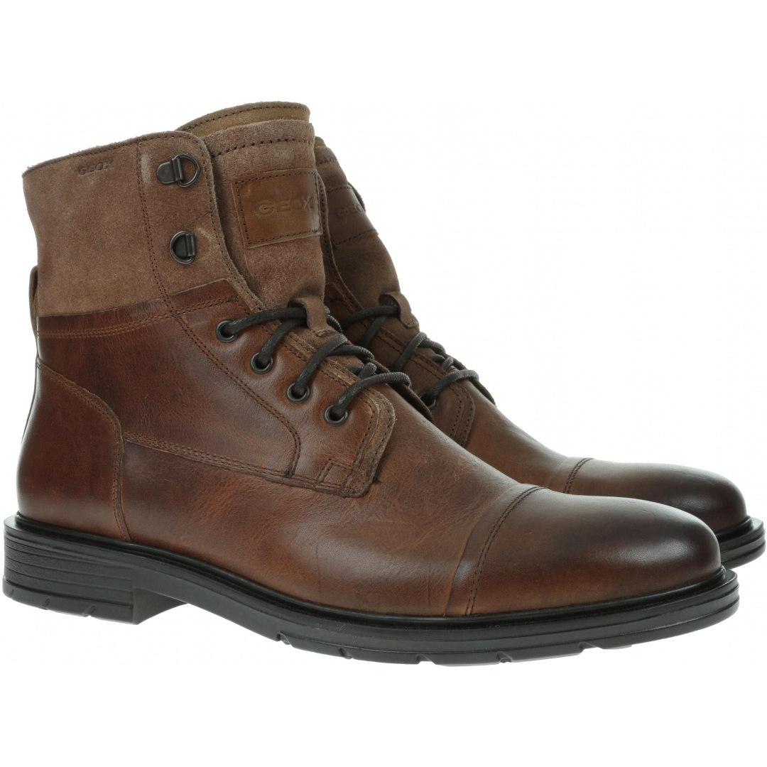 Botki Trapery GEOX U Alberick A U947SA 0FF22 C6001 Cognac