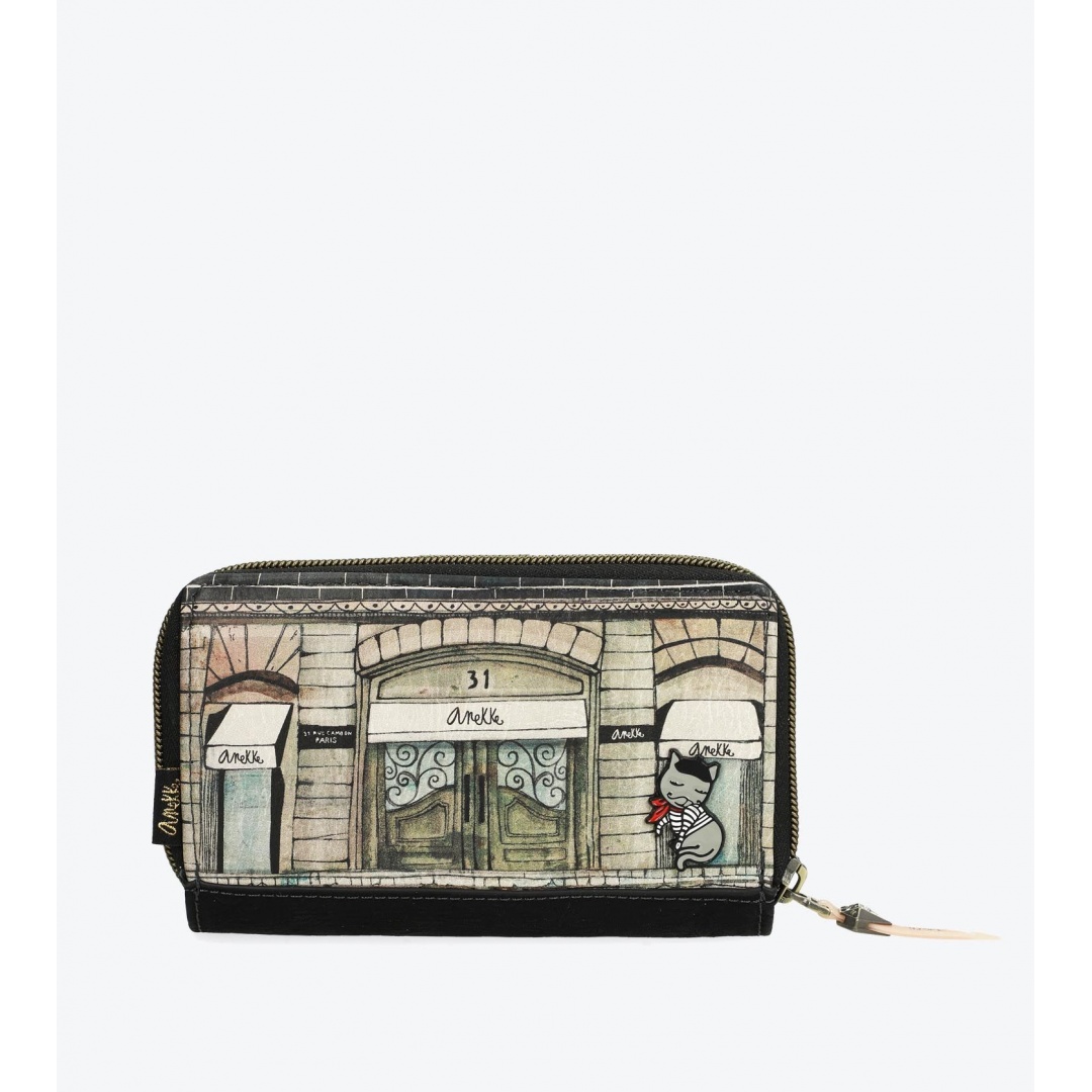 Portfel ANEKKE Couture COOL PRINTED LE BOUTIQUE WALLET 29889-09COC
