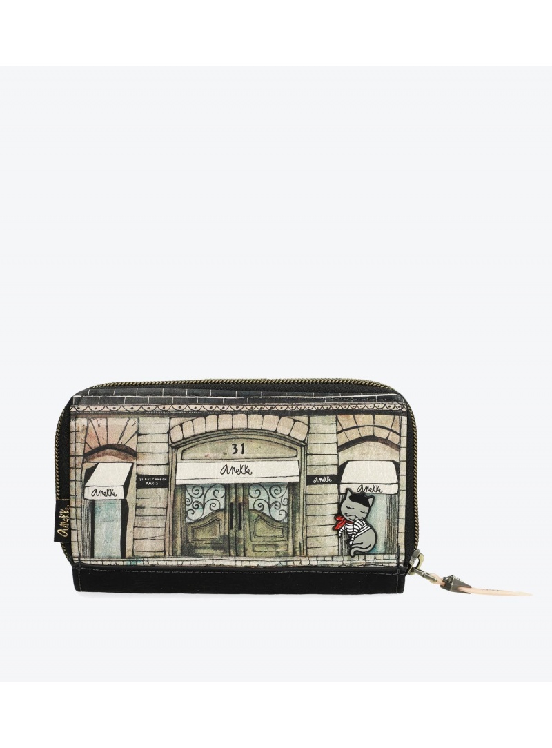 Portfel ANEKKE Couture COOL PRINTED LE BOUTIQUE WALLET 29889-09COC Portfel ANEKKE Couture COOL PRINTED LE BOUTIQUE WALLET 29889-09COC