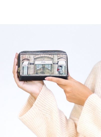 Portfel ANEKKE Couture COOL PRINTED LE BOUTIQUE WALLET 29889-09COC