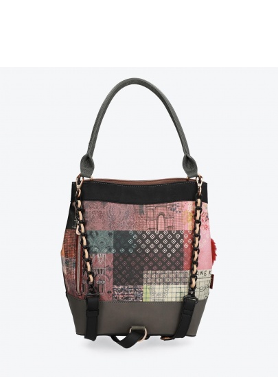 Torebka ANEKKE GORGEOUS BLACK EMBROIDERED TOTE BAG 29885-48COC