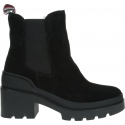 Czarne Botki TOMMY HILFIGER Sporty Chunky Chelse FW0FW04417 BDS