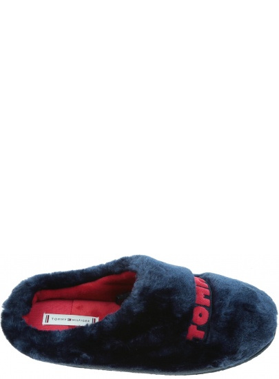 Kapcie Domowe Damskie TOMMY HILFIGER Tommy Womens Fur Slipper FW0FW04367