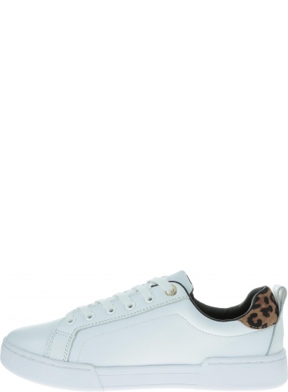 Białe Sneakersy TOMMY HILFIGER Branded Leo Print Sneaker FW0FW04301 YBS