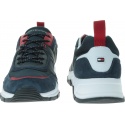 Granatowe Sneakersy TOMMY HILFIGER Fashion Mix Sneaker FM0FM02389 020