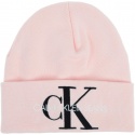 Różowa Zimowa Czapka CALVIN KLEIN JEANS J Basic Women Knitted Beanie