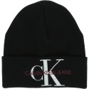 Czarna Zimowa Czapka CALVIN KLEIN JEANS J Basic Women Knitted Beanie