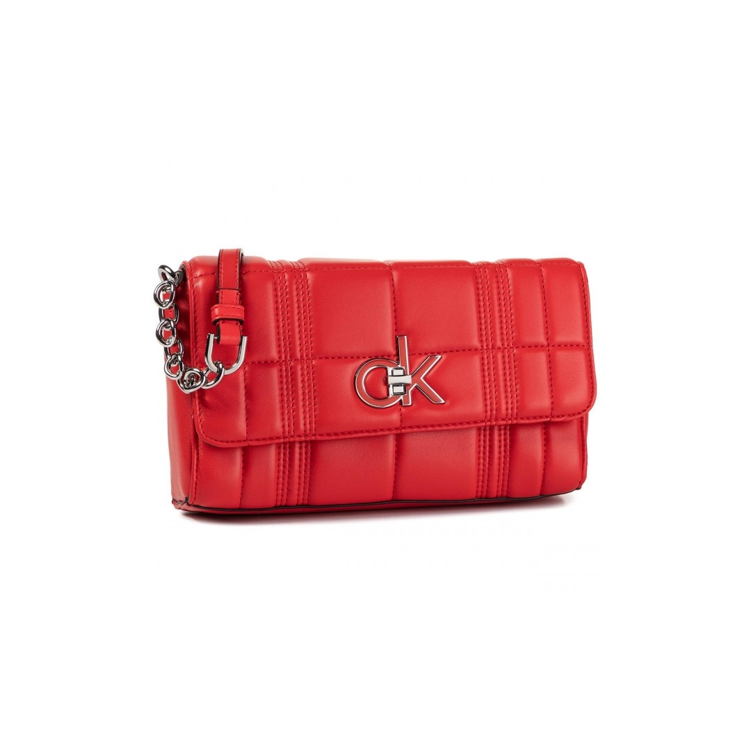 Torebka CALVIN KLEIN Re-Lock Flap Xbody Q K60K605834 Process Red