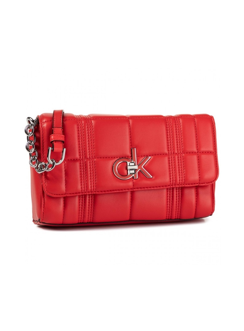 Torebka CALVIN KLEIN Re-Lock Flap Xbody Q K60K605834 Process Red