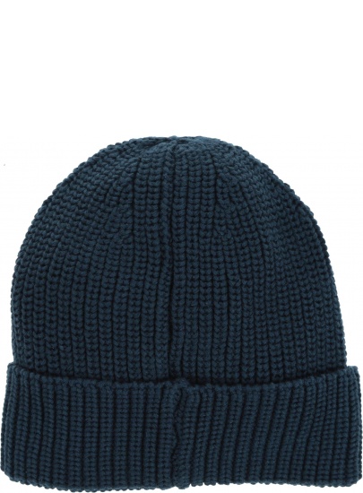 Granatowa Czapka TOMMY JEANS Tjm Basic Flag Rib Beanie AM0AM05191 CBK