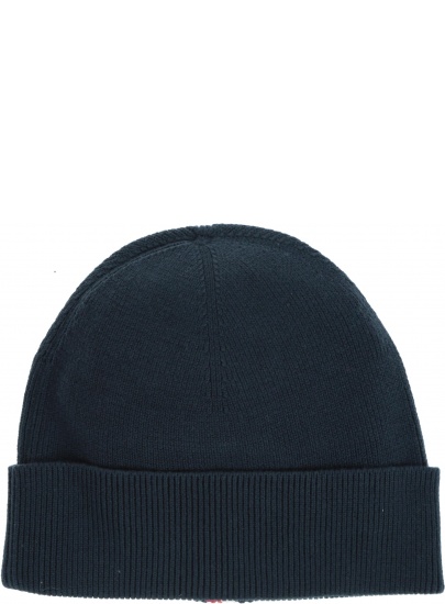 Granatowa Czapka TOMMY HILFIGER Th Rib Beanie AM0AM05424 CJM