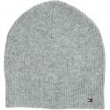 Szara Czapka TOMMY HILFIGER Flag Knit Beanie AW0AW07186 0IR