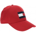 Czerwona Czapka z daszkiem TOMMY HILFIGER Big Flag Cap AM0AM04508 659