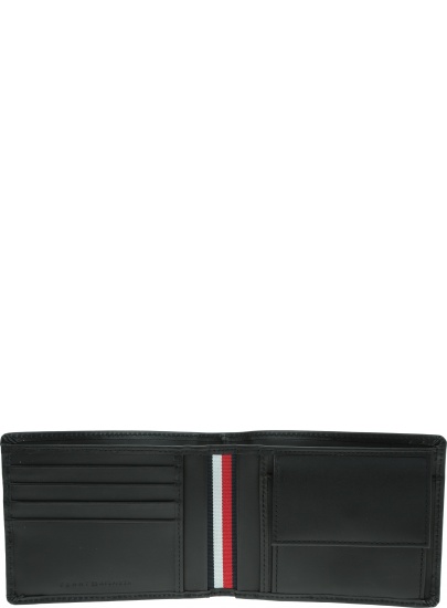 Duży Portfel Męski TOMMY HILFIGER Th Plaque Extra Cc And Coin AM0AM05052