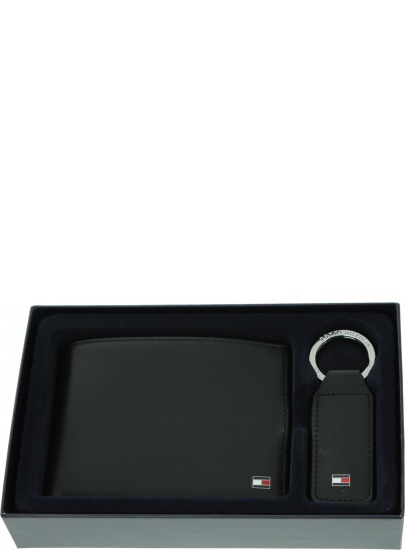 Zestaw upominkowy Portfel Męski + Breloczek TOMMY HILFIGER Eton Ho Cc And