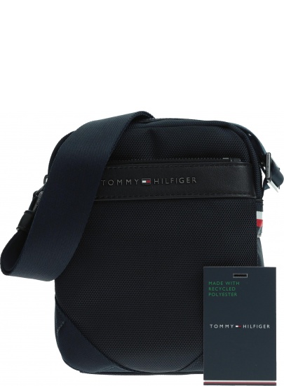 Granatowa Saszetka TOMMY HILFIGER Elevated Nylon Mini Reporter AM0AM05441