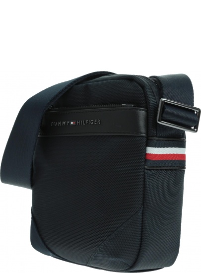 Granatowa Saszetka TOMMY HILFIGER Elevated Nylon Mini Reporter AM0AM05441