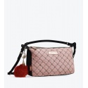 Listonoszka ANEKKE Couture Pink Textile Shoulder Bag 29882-74
