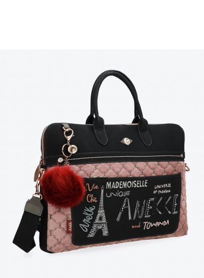 Torba na laptopa ANEKKE 29884-05COC ADORABLE VELVET DOCUMENT CASE