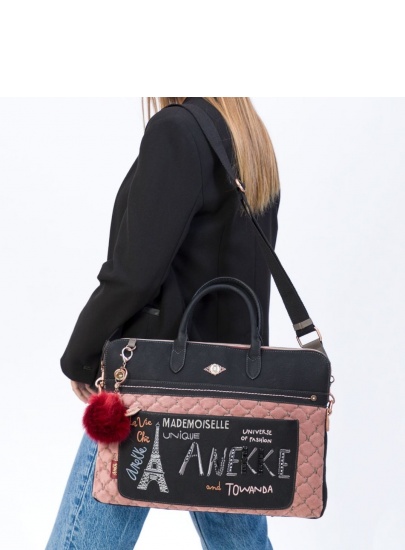 Torba na laptopa ANEKKE 29884-05COC ADORABLE VELVET DOCUMENT CASE