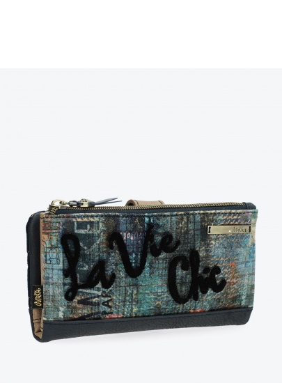 Portfel ANEKKE Couture PRINTED VELVET WALLET 29889-06COC
