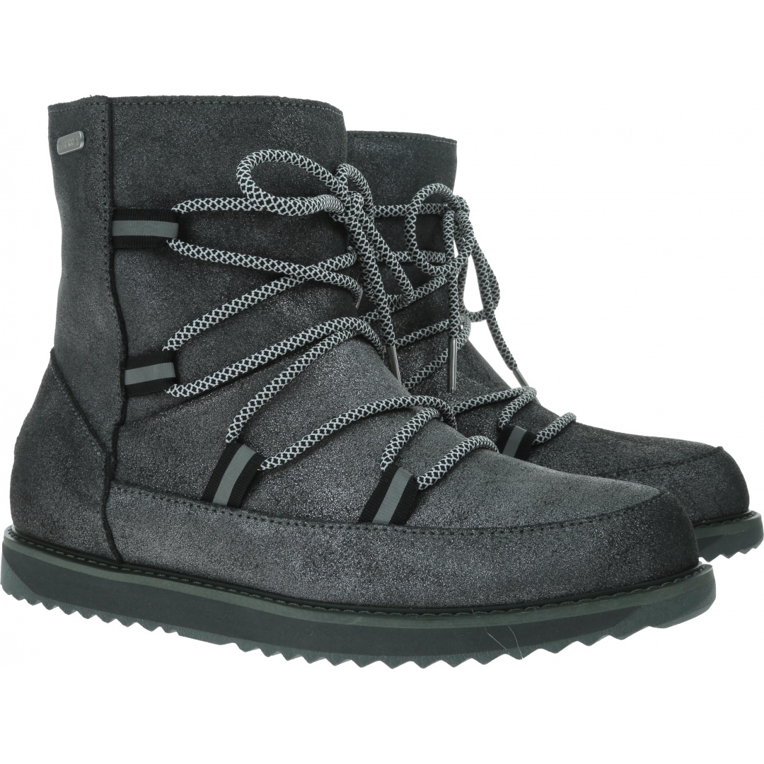 Wodoodporne Botki Buty EMU AUSTRALIA Rutledge W12040 Dark Grey