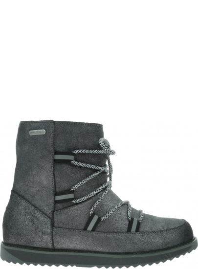 Wodoodporne Botki Buty EMU AUSTRALIA Rutledge W12040 Dark Grey