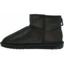 Czarne Błyszczące Buty EMU AUSTRALIA Stinger Metallic Micro W11340 Black