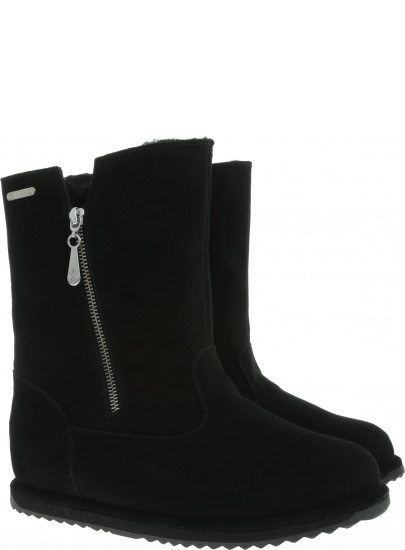 Wodoodporne Czarne Kozaki Buty EMU AUSTRALIA Gravelly Teens T12175 Black