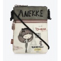 Listonoszka ANEKKE Couture Beige Synthetic Shoulder Bag 29889-04