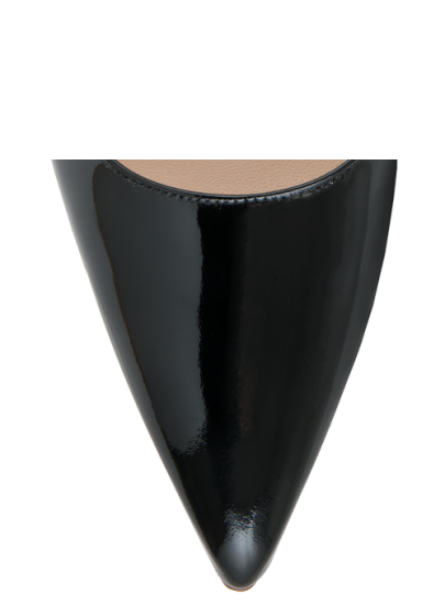 Czarne Lakierowane Szpilki HOGL BOULEVARD 90 0-189004 Black 0100