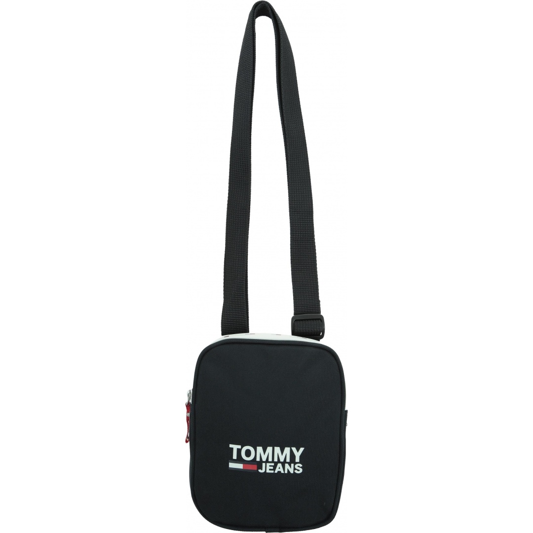 Czarna Saszetka TOMMY HILFIGER TJM COOL CITY COMPACT BLACK AM0AM05106 BDS