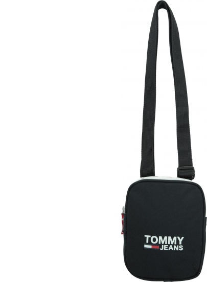 Czarna Saszetka TOMMY HILFIGER TJM COOL CITY COMPACT BLACK AM0AM05106 BDS