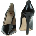 Czarne Lakierowane Szpilki HOGL BOULEVARD 90 0-189004 Black 0100