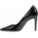 Czarne Lakierowane Szpilki HOGL BOULEVARD 90 0-189004 Black 0100