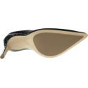 Czarne Lakierowane Szpilki HOGL BOULEVARD 90 0-189004 Black 0100