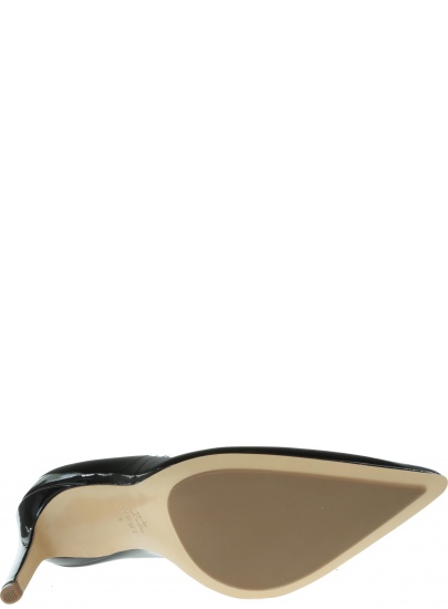 Czarne Lakierowane Szpilki HOGL BOULEVARD 90 0-189004 Black 0100