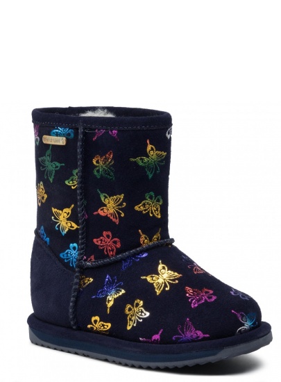 Wodoodporne Granatowe Kozaki Buty EMU AUSTRALIA Flutter Brumby K11327