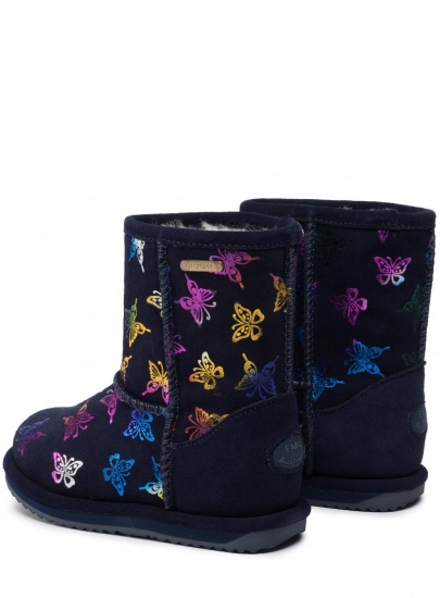 Wodoodporne Granatowe Kozaki Buty EMU AUSTRALIA Flutter Brumby K11327