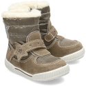 Beżowe Śniegowce Kozaki PRIMIGI GORE-TEX 4369411 Marm
